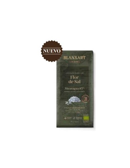 Chocolate Nicaragua 85% Con Flor De Sal 75 Gr. de Blanxart