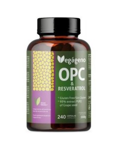 Opc Semilla Uva-Resverastrol 40 Cap. de Vegageno
