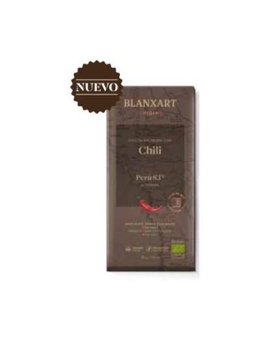 Chocolate Peru 83 % Con Chili 75 Gr. de Blanxart
