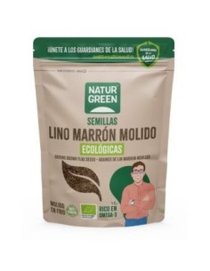 Semillas De Lino Marron Molido 150 Gr. Bio de Naturgreen