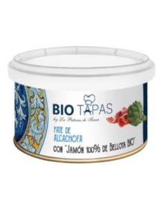 Pate Alcachofa- Jamon Bellota 100%. Lata 100Gr. de Bio Tapas