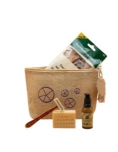 Neceser Afeitado : Champu,Jabon,Exfol,Blanqueador de Bamboovement