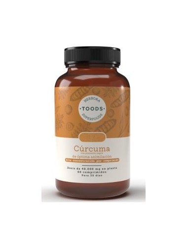 Toods Curcuma 60 Comp de Herbora