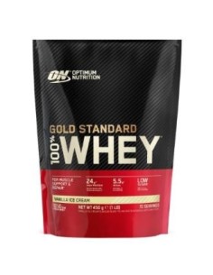 On 100% Whey Gold Standard Vanilla Ice Cream 450Gr de Optimum Nutrition