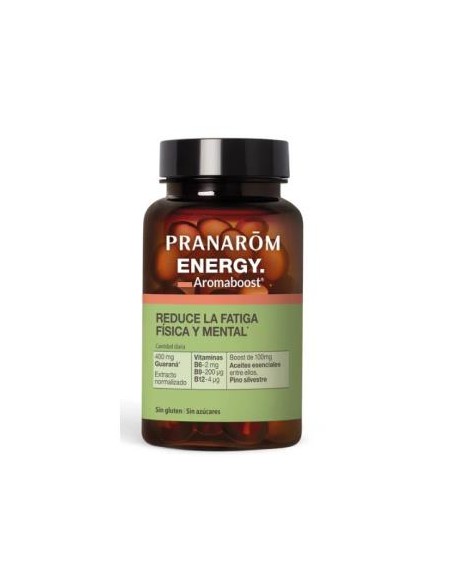Aromaboost Energy 60 Cap. Bio de Pranarom P.Acabado