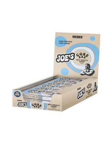 Joe´S Core Bar Chocolate Blanco-Coco 12X45Gr. de Weider