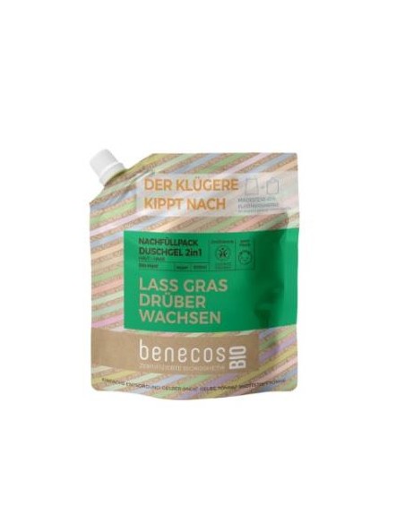 Gel De Baño 2En 1 Cañamo Recarga 500Ml  Bio Vegano de Benecos