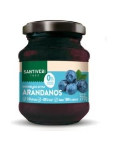 Mermelada Extra De Arandanos 0% Azucares 270Gr. de Santiveri