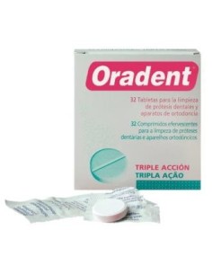 Foradent Tableta De Limpieza Para Protesis 30Ud. de Oradent
