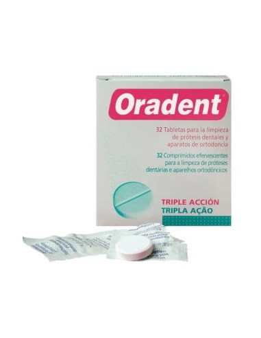 Foradent Tableta De Limpieza Para Protesis 30Ud. de Oradent