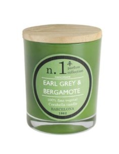 Vela Vaso Perf1 Early Grey-Bergamote 7,5X9Cm 1Ud. de Cerabella