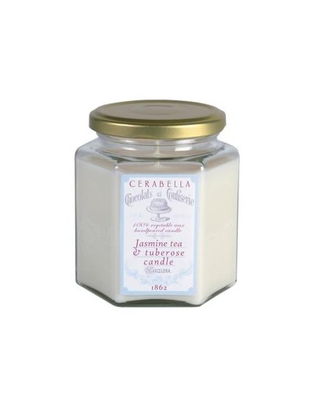 Vela Tarro Sucreg1 Jasmine Tea-Tuberose 8X10Cm 1Ud de Cerabella