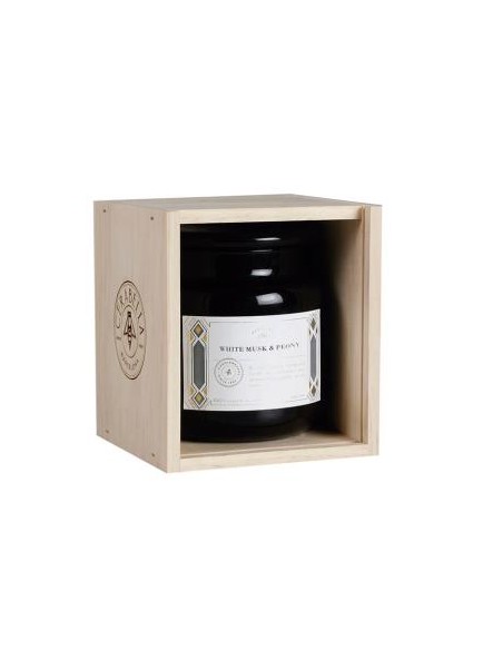 Vela Tarro Apotemp White Musk-Peony+Caja 9,5X11Cm de Cerabella
