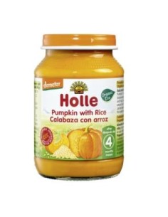 Potito Calabaza Con Arroz 4Meses 190Gr. Demeter de Holle