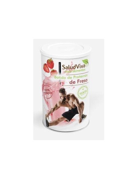 Batido De Proteinas Fresa 320Gr. Eco de Salud Viva