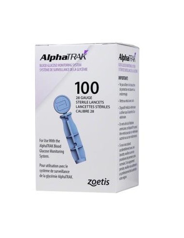 Alphatrak 2 Lanceta 100Ud de Zoetis Vet