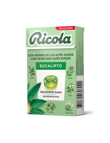 Ricola Caramelos Eucaliptus 50Gr. S/A de Ricola