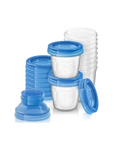 Set Recipientes Leche Materna 180Ml 10Ud Scf618/10 de Avent