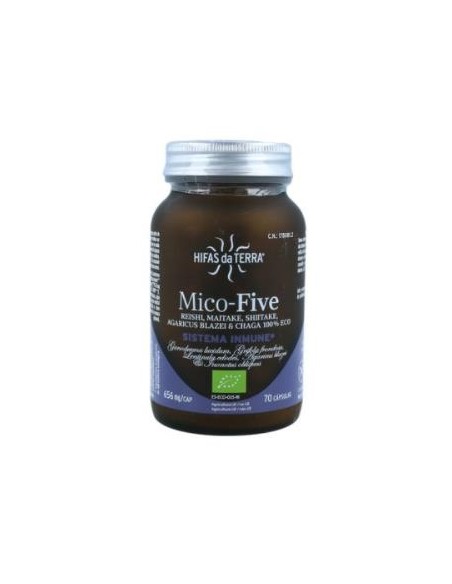 Mico Five Con Chaga Hdt 70Cap. de Hifas Da Terra