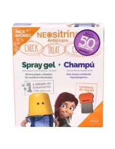 Neositrin Pack Champu + Gel + Lendrera de Neositrin