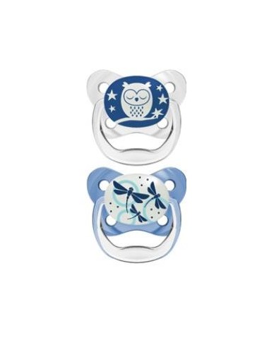 Chupete Advantage Nocturno Sili Anat T/1 0-6M 2Un de Dr. Brown´S