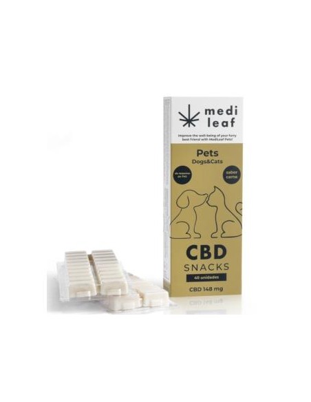 Medileaf Pets Cbd Perro-Gato Snack 40Uds de Medileaf
