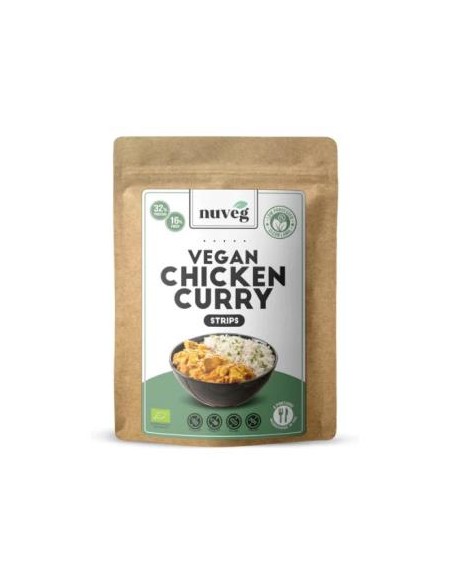 Pollo Al Curry Vegano 165Gr. Eco Sg de Nuveg