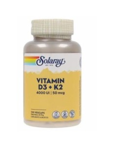 Big Vitamin D3 & K2 (Mk7) 120Cap. de Solaray