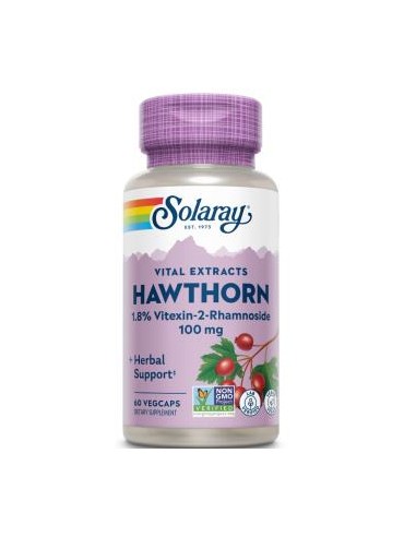 Hawthorn Extract 100Mg 60Vcap. de Solaray