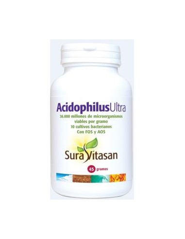 Acidophilus Ultra Polvo 45Gr. (Refrigeracion) de Sura Vitasan