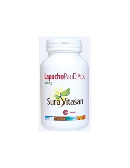 Lapacho - Pau D Arco 500Mg. 100Cap. de Sura Vitasan