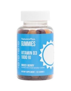 Gummies Vitamina D3 60Gummies. de Natures Plus