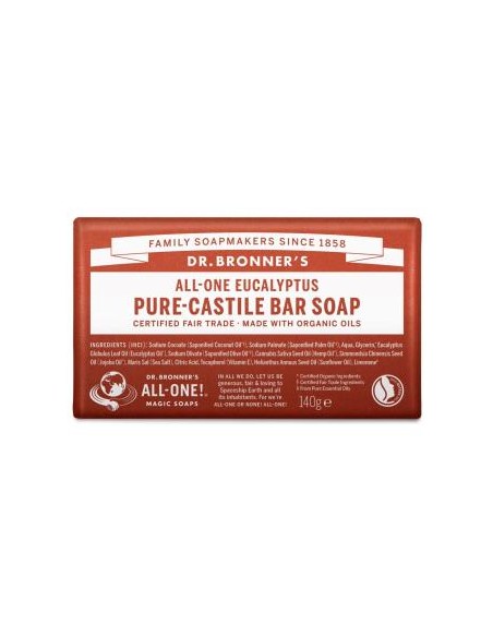 Jabon En Pastilla Eucalipto 140Gr. de Dr. Bronner´S