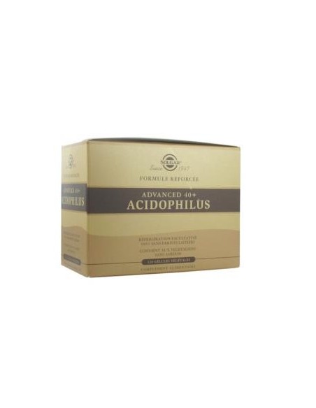 40 Plus Acidophilus Avanzado 120Vegicaps de Solgar