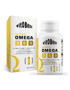 Super Omega 3-6  - 90 Perlas de Vit.O.Best