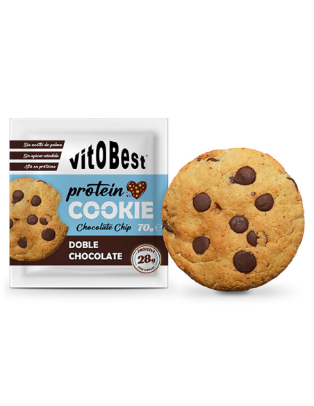 Cookie Protein Doble Choco 12 Uds. de Vit.O.Best