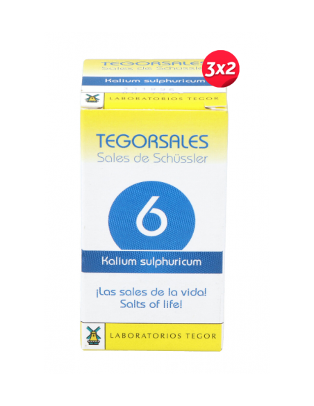 Tegorsal Nº 6 (20 G) Comprimidos de Tegor