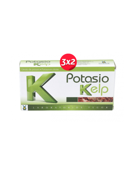 Potasio Kelp 40 Capsulas de Tegor