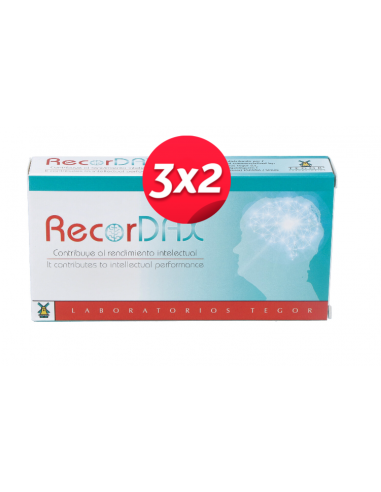 Recordax 40 Capsulas de Tegor