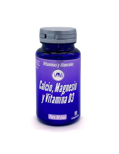 Calcio, Magnesio Y Vitamina D3 90 Comp de Ynsadiet
