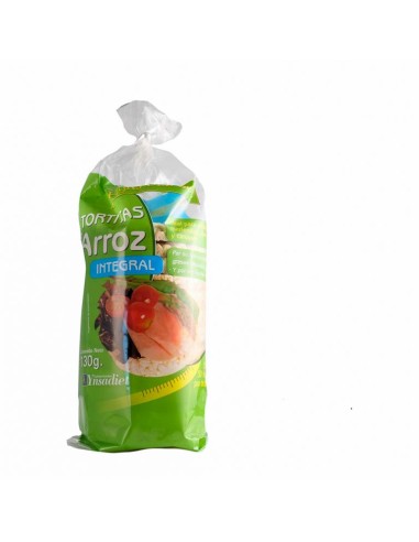 Tortas Arroz Con Sal Integrales 130 Gr de Ynsadiet