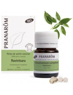Ravintsara Hoja Bio 60 Minicapsulas de Pranarom