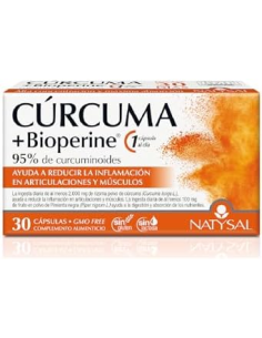 Curcuma + Bioperine 30Cap. de Natysal