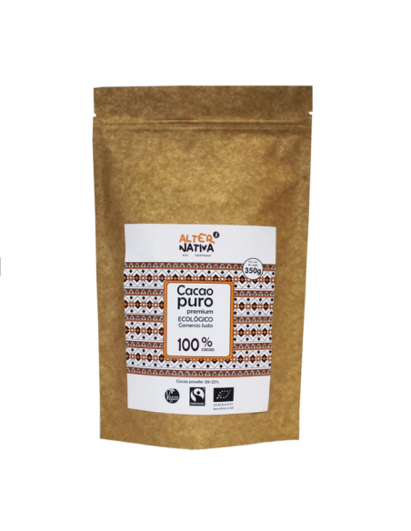 Cacao Puro Bio 21% M.G 350g  Calidad Natural Alternativa 3