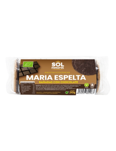 Marías Espelta con Chocolate Bio 245 g | Solnatural Saludable