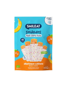 Smilados De Albaricoque Y Plátano Bio, 50 G de Smileat