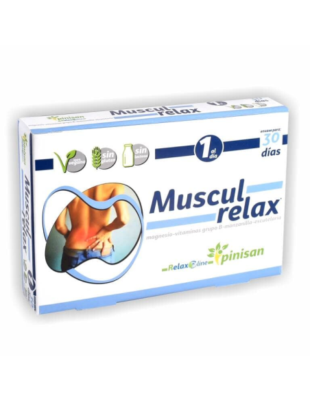 Muscul Relax 30 Caps Pinisan  Alivio Muscular Efectivo