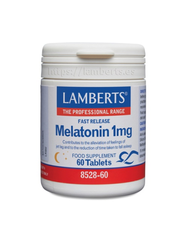 Melatonina 1 mg Liberación Rápida  NOVEDAD de Lamberts