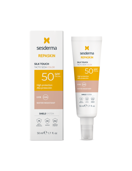 Repaskin SPF50 Seda Color 50ml | Protección Solar Sesderma