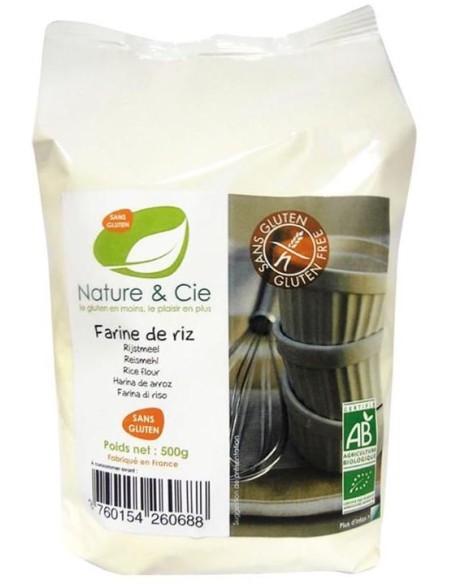 Harina De Arroz S/Gluten Bio 500G de Nature&Cie